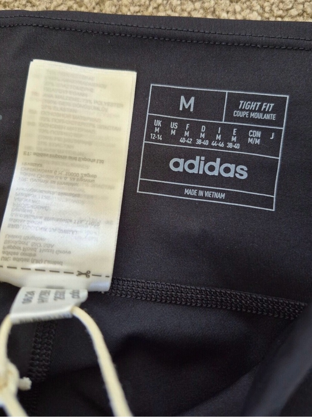 Adidas Ultimate 7/8 AEROREADY Running Leggings Black M NWT High Rise - Picture 16 of 16